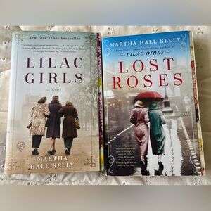 Lilac Girls & Lost Roses Set of NYT Best Sellers by Martha Hall Kelly